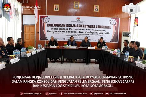 Kpu Provinsi Sulawesi Utara On Twitter Temanpemilih Sekretaris