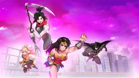 Liga Da Justi A X Rwby Super Her Is E Ca Adores Parte Animes