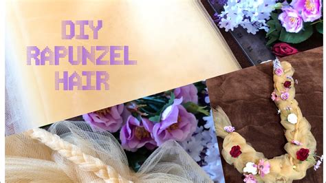 Diy Rapunzel Hair Princess Hair Youtube