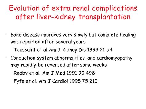 Management Of Disease Recurrence After Renal Transplantation Ppt