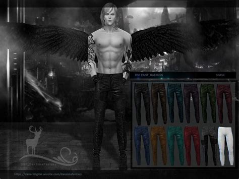 The Sims Resource DSF PANT DAEMON Sims 4 Sims Sims Resource