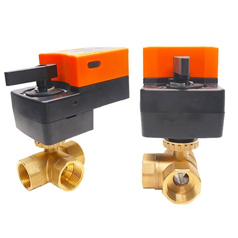 Winvall Electronic Flow Control Motorized Valve Motorised Three Way