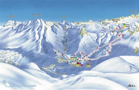 Sella Nevea Kanin SkiMap Org