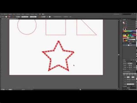 Tutorial Illustrator Linea Tratteggiata Youtube