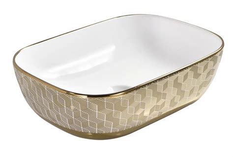 Rectangular Printed Table Top Ceramic Wash Basin At Rs Ceramic