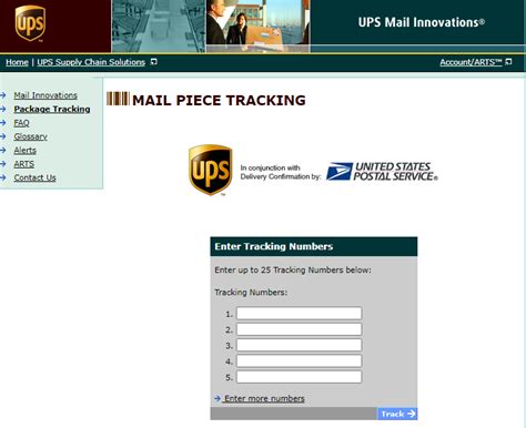 Ups Tracking Track Ups Package Freight And Mail Parcel Panel