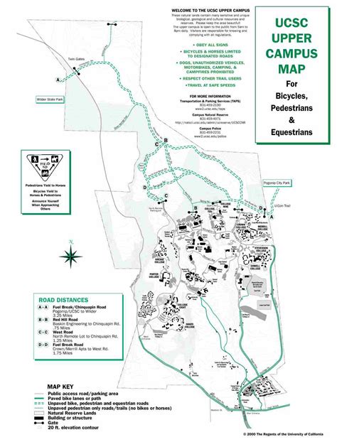 Exploring Uc Santa Cruz With The Help Of Uc Santa Cruz Map Map Of The Usa