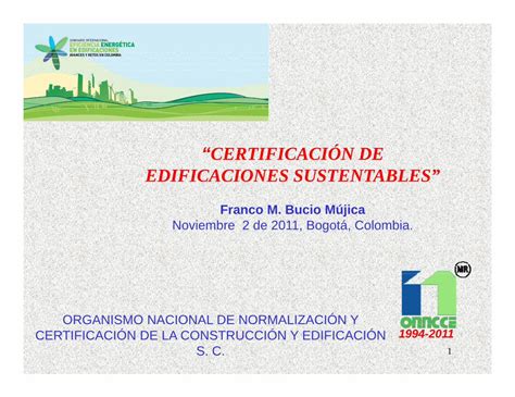 Pdf Certificaci N De Edificaciones Sustentables Pdfslide Net