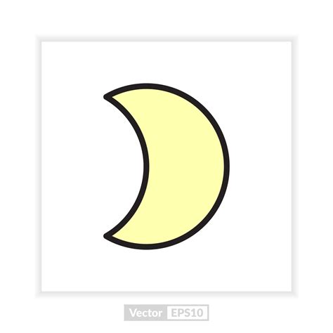 Crescent Shape Illustration Vector Graphic 22134131 Vector Art At Vecteezy