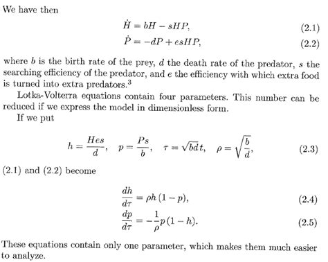 functions - Dimension reduction in the Lotka-Volterra model ...