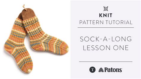 Knit Socks Lesson One Patons Sock A Long Youtube