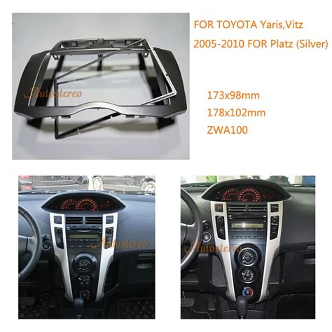 Car Radio Fascia Installation Surround Fascia Trim CD Dash Kit For