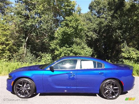 2022 Indigo Blue Dodge Charger SXT Blacktop 144937349 Photo 22