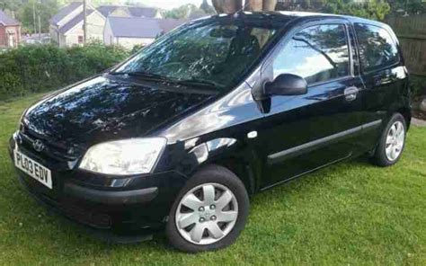 Hyundai 2003 GETZ 1 1 GSI BLACK Long MOT Full Service History Cheap