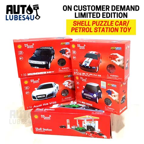 Shell V Power Nitro D Puzzle Car Toy Shell Petrol Station Puzzle Toy