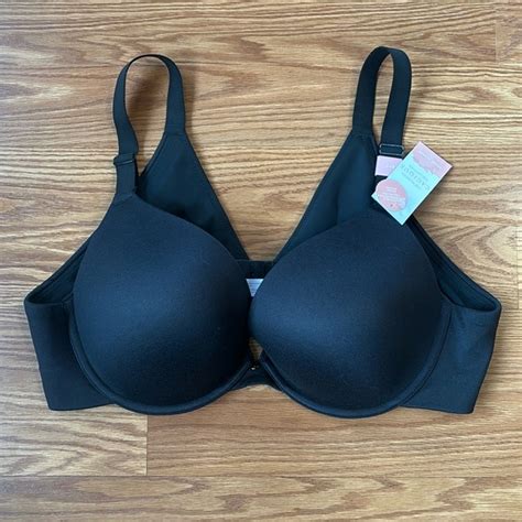 Cacique Intimates And Sleepwear Nwt Cacique Black Boost Plunge Invisible Back Smoother Bra