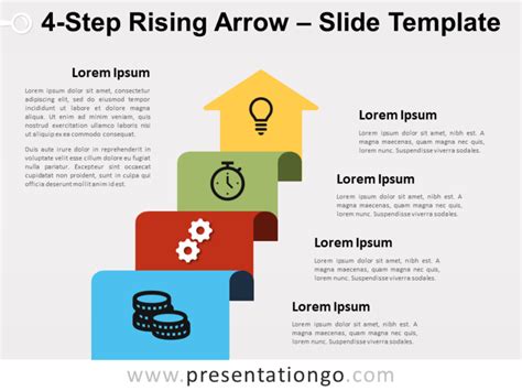 Arrows Bar Chart For Powerpoint Presentationgo Hot Sex Picture