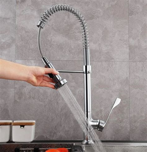 Gavaer Spring Pull Down Kitchen Faucet Dual Mode