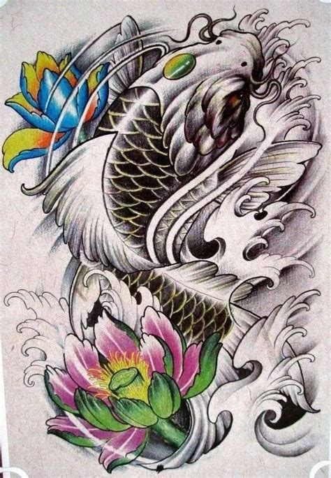 Pin By Tuan Art On C Ch P Koi Tattoo Design Koi Fish Drawing Tattoo