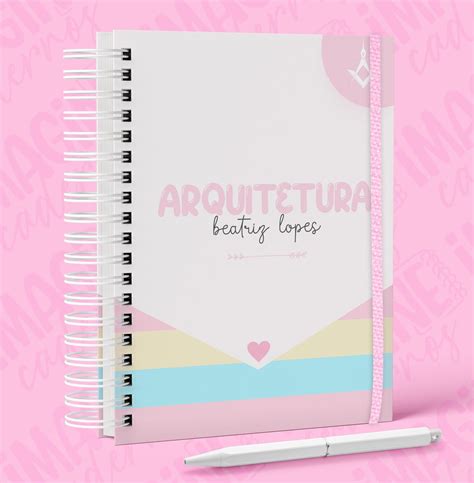 Caderno A Personalizado Nome Arquitetura Elo