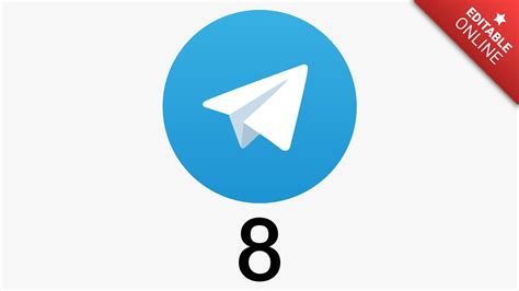 8 Logotipo Telegram Generador De Efectos De Texto