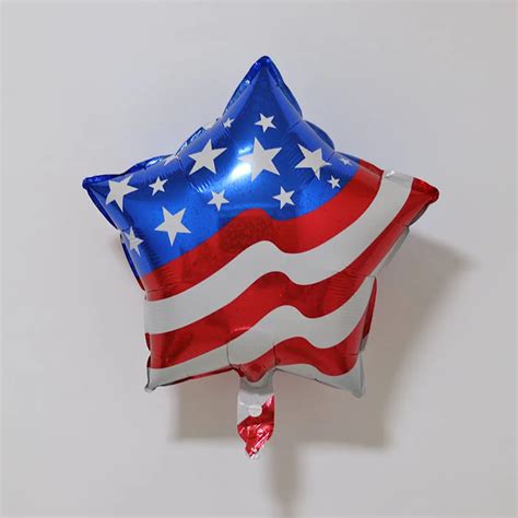 New Inch Pcs American Flag Balloons Birthday Party Decoration