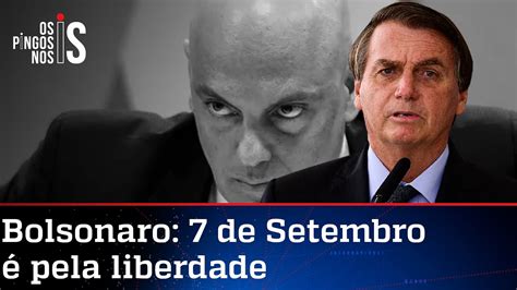 Bolsonaro alerta que Moraes espera momento para atacá lo sanção