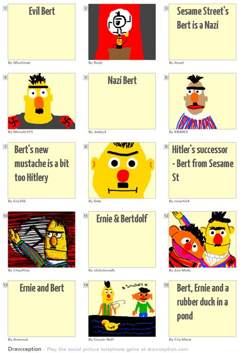 Evil Bert - Drawception