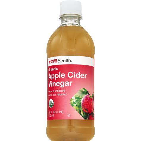 CVS Health Organic Apple Cider Vinegar 16 OZ Pick Up In Store TODAY