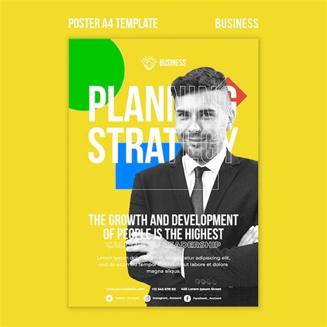 Free PSD | Business poster template