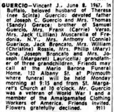 Vincent James Guercio (1899-1967) - Find a Grave Memorial