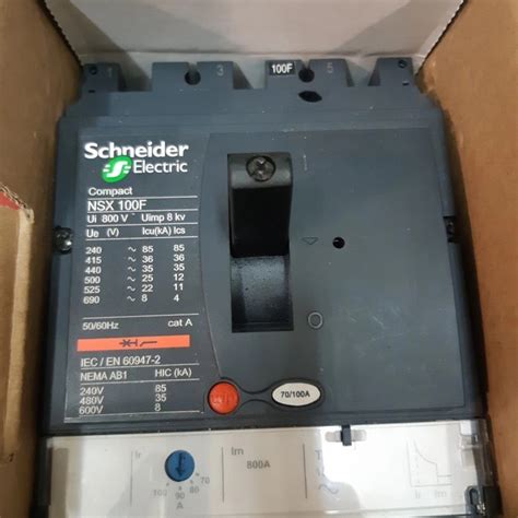 Jual Mccb Schneider Nsx P F A Original Shopee Indonesia