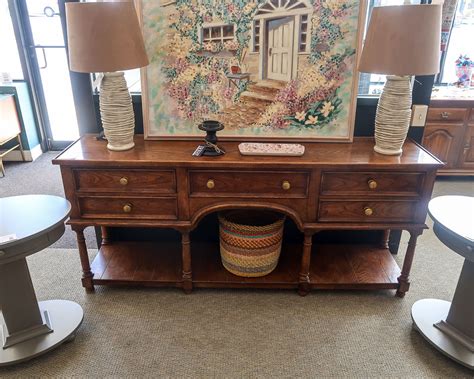 Oak Sideboard with Drawers | New England Home Furniture Consignment