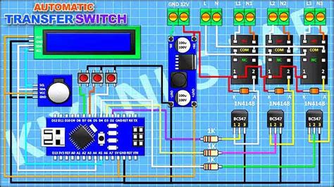 How to Make Automatic Transfer Switch Circuit Diagram - TRONICSpro ...