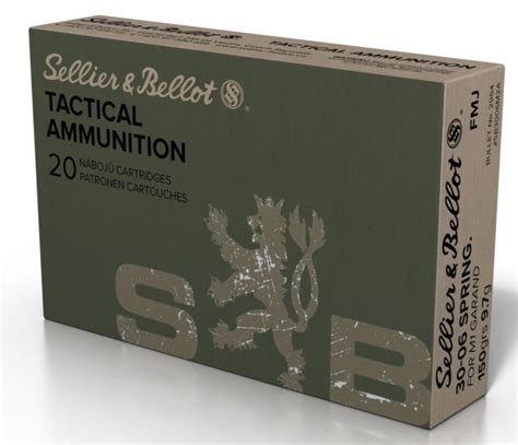 30 06 Springfield Ammunition Sellier Bellot 150 Grain 20 Rounds