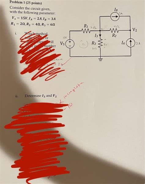 Solved Problem 1 25 Points Consider The Circuit Given