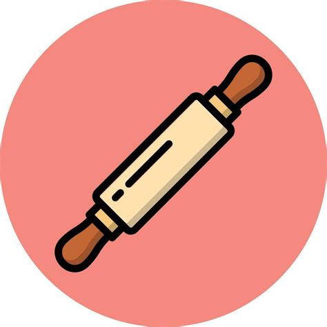 Rolling Pin Vector Icon Design Illustration 34552770 Vector Art At Vecteezy