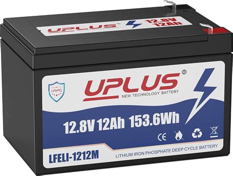 Uplus 12v 12ah Lifepo4 Battery Lithium Iron Batteries 5000 Deep Cycles