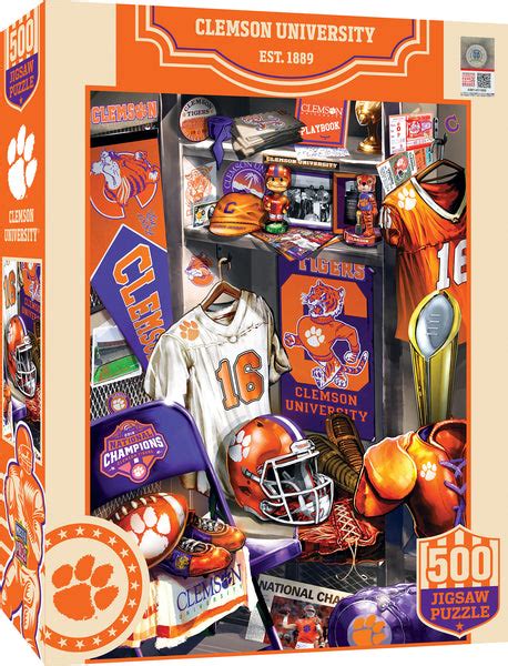 Clemson Locker Room Puzzle – clemsonframeshop