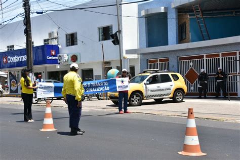 Demutran Promove Blitz Educativa Na Semana Nacional Do Tr Nsito