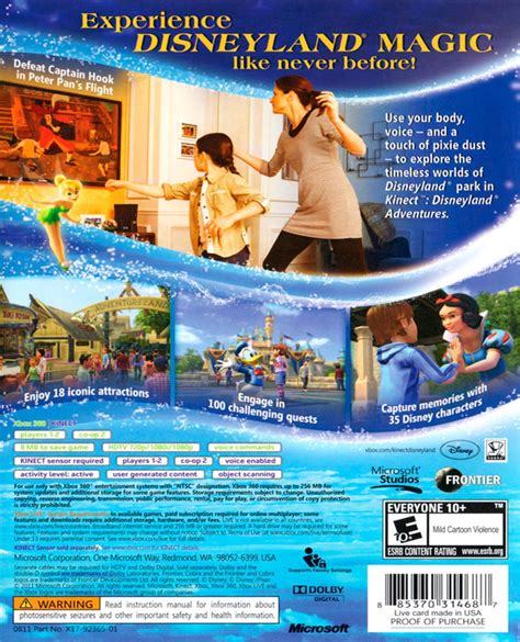 KINECT DISNEYLAND ADVENTURES Gameplanet