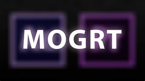 Tutorial How To Install Mogrt Templates In Adobe After Effects And