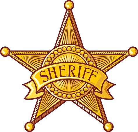 Blank Sheriff Star Png