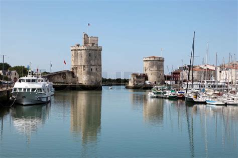 Entrance To The Old Port Of La Rochelle Charente Maritime France