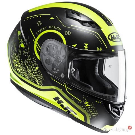 Integralny Kask Motocyklowy Hjc Cs Safa Fluo Mc Trzciel