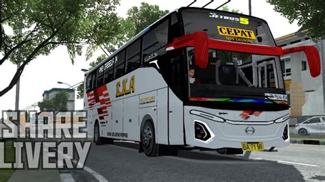 SHARE LIVERY MOD BUSSID JETBUS 5 SHD BUSSID YouTube