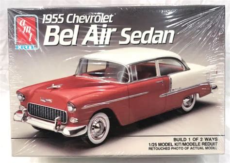 Amt Ertl 1955 Chevrolet Bel Air Sedan Model Kit 125 6771 Sealed