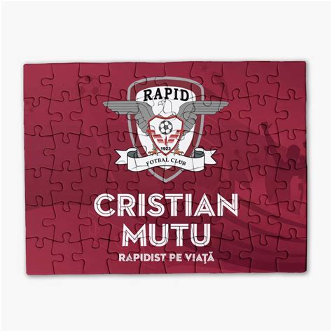 Puzzle Fc Rapid Personalizat X Cm Cu Nume Rapidist Pe Vecie