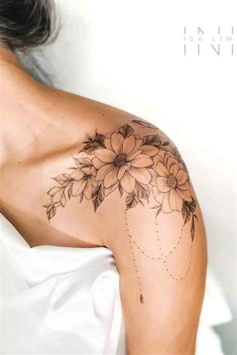 Tatuagem feminina no ombro 24 ideias para se inspirar Vamos Mamães