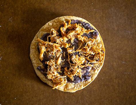 Creamy Chipotle Chicken Tostadas Mexican Please